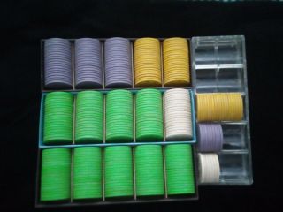333 Paulson Top Hat Cane Hot Stamp Casino Chips
