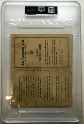 BABE RUTH SIGNATURE / AUTOGRAPH PSA/DNA CERTIFIED AUTHENTIC 2