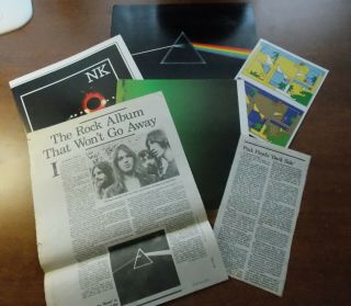 Pink Floyd Dark Side Of The Moon Lp 1973 Harvest Records Smas - 11163 Vg/ex,  Bonus