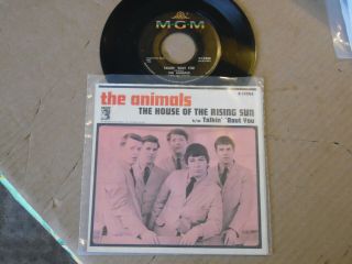 The Animals House Of The Rising Sun 45 Ex - Nm