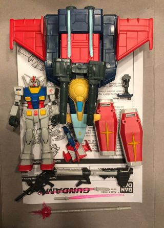 Msia Gundam Rx - 78 W/ G - Armor G - Fighter G - Bull 100 Complete W/instructions