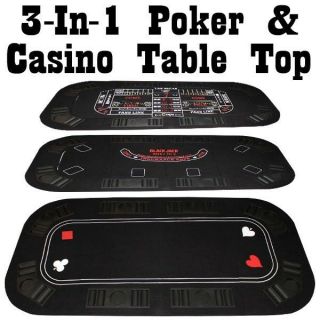 Brybelly Holdings Gptt - 301 3 - In - 1 Poker & Casino Folding Table Top