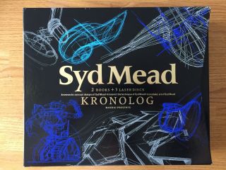 BANDAI SYD MEAD KRONOLOG SET - BOOKS & LASER DISCS - 1ST EDITION,  ONLY 3500 MADE 3