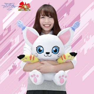 Bandai Digimon Adventure tri.  Life - size Plush Doll Gatomon 50cm Tailmon 5