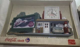 Vintage Coke/coca Cola Wall Clock Garage/general Store/gas Station 1990