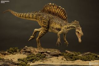 Sideshow Dinosauria Spinosaurus Maquette Jurassic Park Lost World 118 of 1000 9