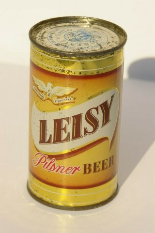 Indoor Leisy Pilsner Flat Top Beer Can Leisy Brewing Co.  Chicago Il.