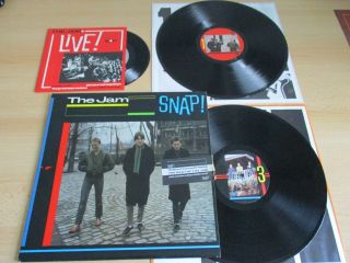 The Jam - 2 X Vinyl Lp,  Snap,  Ltd Live Ep,  Uk Polydor,  No Barcode 1983
