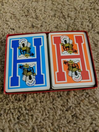 Harolds Club or Bust Casino Reno Box Set 2 Decks Playing Poker Cards HTF 2