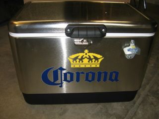 Corona Extra Beer In The Box Metal Ice Cooler With Opener By Coleman Steel