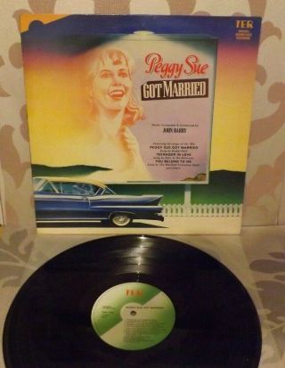 Rare John Barry Peggy Sue Got Married Film Soundtrack Ost Lp 1987 Ter Ex,