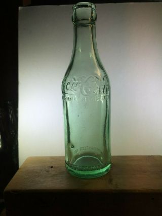 1915 Trenton,  Mo.  Shoulder Script Straight Side Coke Bottle Loc 05