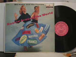 Bill Haley And His Comets " Rockin Around The World " Decca Promo Lp (vg, )