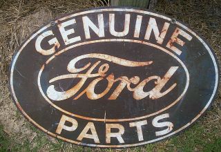 1930s Ford Parts Sign - Lithograghed. 3