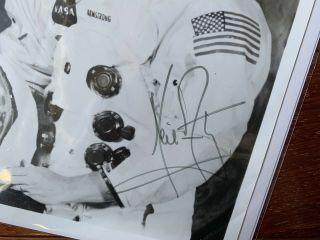 Neil Armstrong Signed & Uninscribed 8x10 Wss Photo Apollo 11 Nasa Zarelli Loa