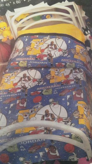 Space Jam,  Michael Jordan,  Looney Tunes,  Toddler Blanket Or Lovey,  Throw,  1996