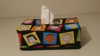 Charlie Brown and The Peanuts Gang Tissue Box Cover Handmade 2