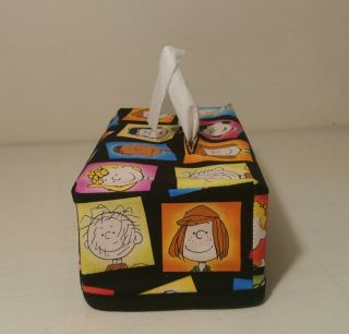 Charlie Brown and The Peanuts Gang Tissue Box Cover Handmade 3