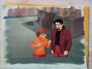 Production cel,  Scooby Doo Witch ' s Ghost (Cartoon Network) Velma Daphne 3