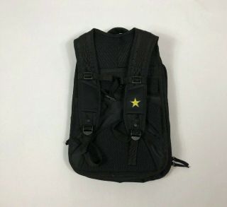 Rockstar Energy Drink Black Backpack Book Bag Multi Pocketed Sturdy 4