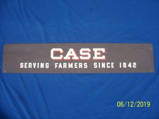Case Tractor Dealer Advertising Sign Farm Implement Parts Service