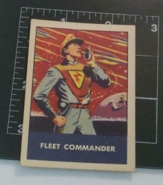 Ralston Wheat And Rice Chex Space Patrol Card - Fleet Commander 1950 