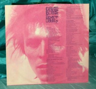1972 w/ Poster Rock LP: David Bowie - Space Oddity - RCA LSP - 4813 3