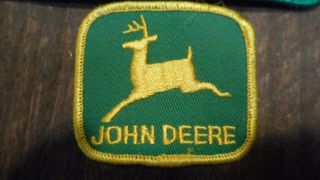 L4567 - Vintage Abc Groff John Deere advertising hat patch Holland Pa,  patch 2