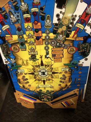 Autographed Pirates Of The Carribean Playfield Nos