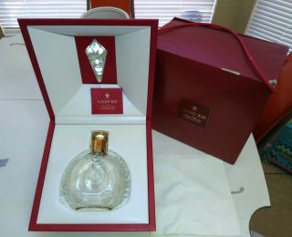 Remy Martin Louis Xiii Grande Champagne Cognac Baccarat Crystal Decanter And Box