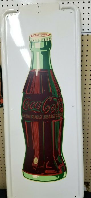 1950’s Coca - Cola Pilaster Sign - Large Bottle Version - Nm