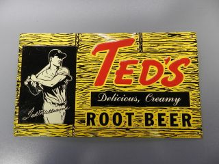 Vintage Advertising Sign - Ted 