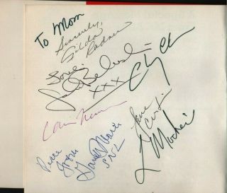 Snl Cast Hand Signed Autographed Mr.  Bill Book W/coa - Signed By 7