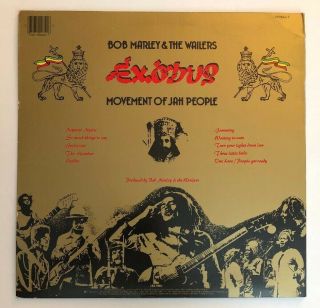 Bob Marley & The Wailers - Exodus - 1980 US Press 90034 - 1 (EX) Ultrasonic 3