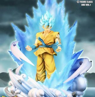 Figure Class Dragon Ball Saiyan Blue Ssgss Goku Resin Statue Authentic