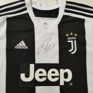 Cristiano Ronaldo Signed & Autographed Juventus 2019 Shirt Jersey Photo Proof