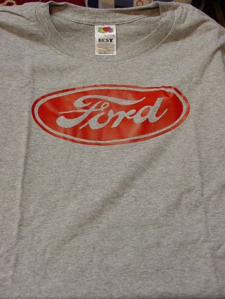Ford Logo,  T - Shirt,  Size 2x Or 3x