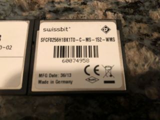 256 MB COMPACT FLASH CARDS FOR WMS SLOT MACHINES 25 EACH smart 3