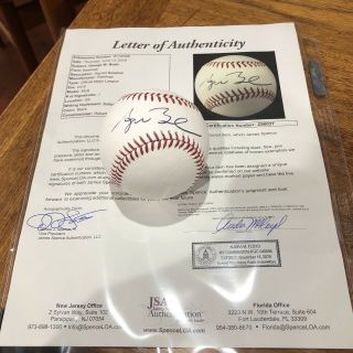 GEORGE W BUSH Signed Autograph President Baseball JSA LOA Authenticated 5