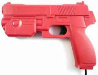 Aimtrak Light Gun Boxed " Red " With Recoil (excl Psu) On Mame/ps2/ps3
