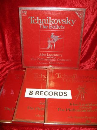 German Near 3 Box 8lp Sls 5273 Digital Stereo Tchaikovsky The Ballets John