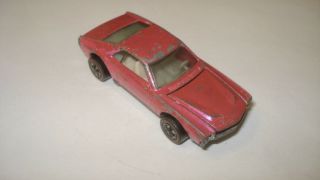 1969 Hot Wheels Redline Hot Pink Custom Amx White Interior - U.  S.