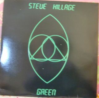 12 " Very Rare Lp Green By Steve Hillage (1978) Virgin Records V 2098 Green Vinyl