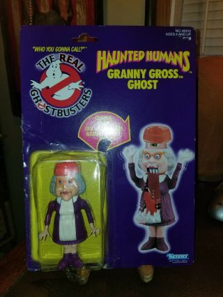 The Real Ghostbusters Granny Gross Ghost On Card