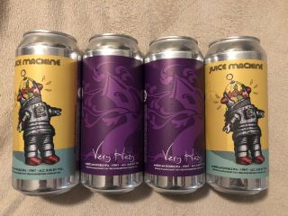 Tree House Brewing Very Hazy Juice Machine X2.  4 Cans