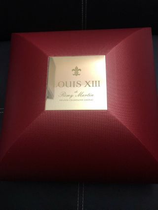 Remy Martin Louis Xiii Cognac Crystal Baccarat Empty Bottle Set,  Collectible Box