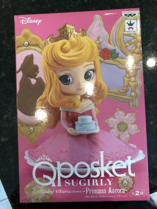 Banpresto Q Posket Sugirly Disney Character Sleeping Beauty Aurora Figure
