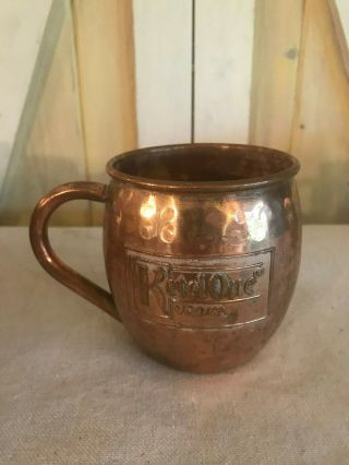 8 Ketel One Vodka Moscow Mule Copper Mugs Cups 2