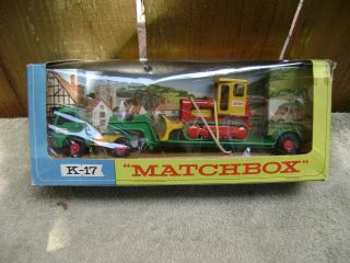 Matchbox King Size K17 Low Loader With Bulldozer
