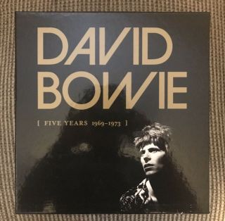 David Bowie Five Years 1969 - 1973 Vinyl Box Set - Near - Out Of Print